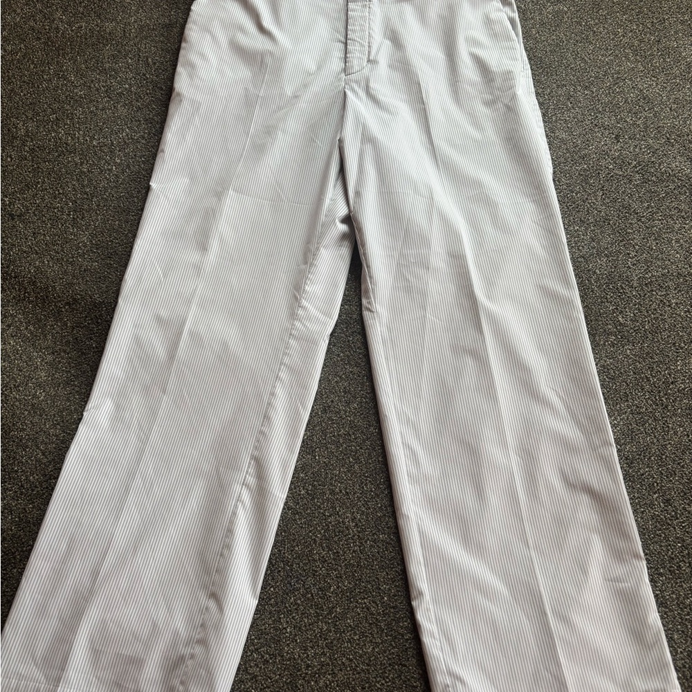 Nike White Pinstripe Chinos